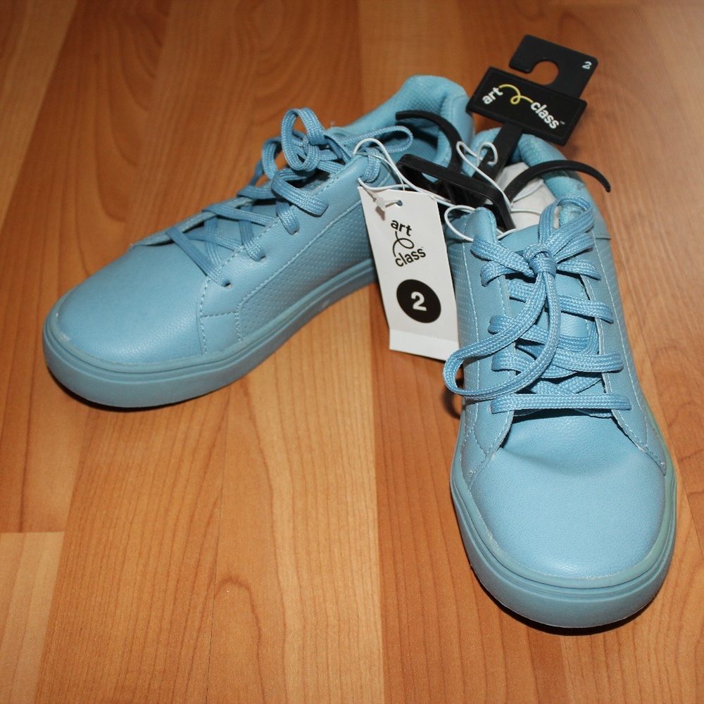 Art Class Kids Sz 2 Zane Sneakers Dusty Blue